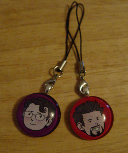 Bruce and Tony Handmade Charms by Taneka Stotts
